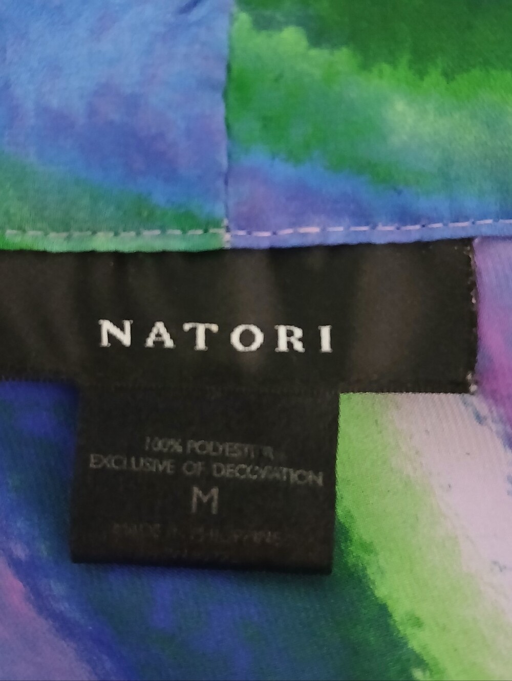 Natori Multicolor Kimono Robe & Slip Dress Matching Set - Picture 10 of 10